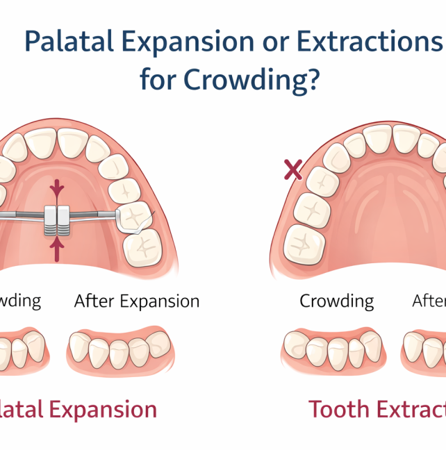 Palatal Expansion or Extractions for Crowding